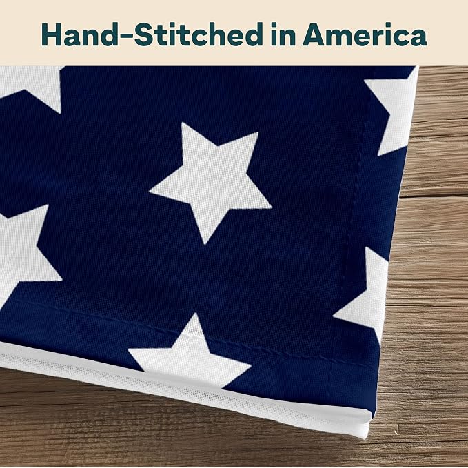 Winslow & Brody Patriotic Cloth Napkins Set of 4 – Blue Dinner Napkins 18x18 Inch – 4th of July Table Decorations, Memorial Day, Independence Day Supplies – Made in USA - Image 5