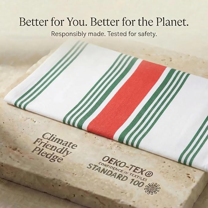 Urban Villa Kitchen Towels Cotton Dish Towels 20”x30” (Set of 6) Christmas - Image 9