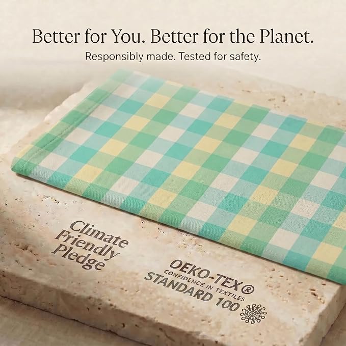 Urban Villa Kitchen Towels Cotton Dish Towels 20”x30” (Set of 6) Greensand - Image 9