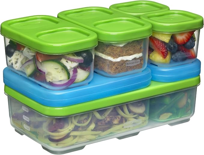Rubbermaid LunchBlox Entrée Kit, Green - Image 2