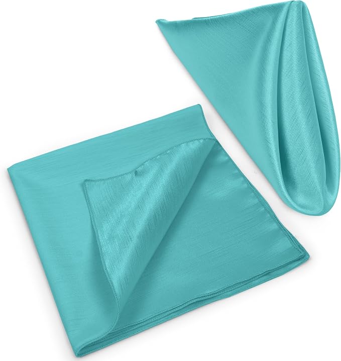 17x17-Inch Shantung Cloth Napkins, Caribbean, Set of 60 - Image 8