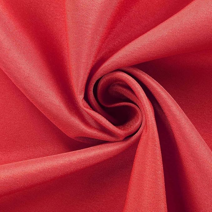 Efavormart Premium Cloth Napkins Set of 5, 20x20 Inch Red Seamless Dinner Napkins, Washable Linen Table Napkin Cloth with Hemmed Edges for Weddings, Party and Banquet - Image 3