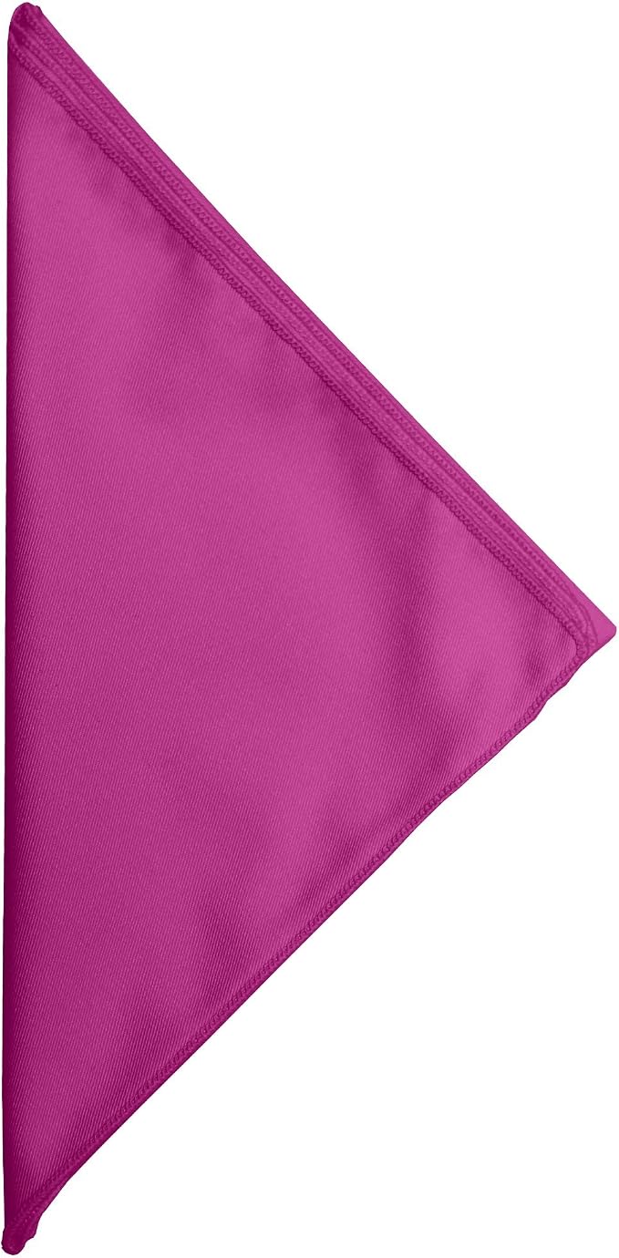 17x17-Inch Square Twill Cloth Napkins, Raspberry Set of 12 - Image 2