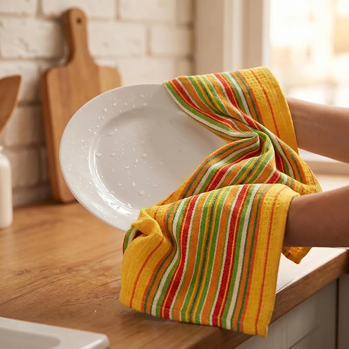 Urban Villa Kitchen Towels Cotton Dish Towels 20”x30” (Set of 6) Mustad - Image 7