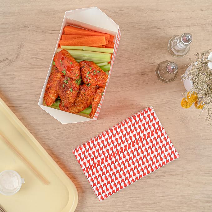 Restaurantware Disposable Takeout Box 400 Count 47 Ounce Paper Greaseproof Food Container Recyclable Lunch Box Spill-Resistant Secure Closure Red - Image 10
