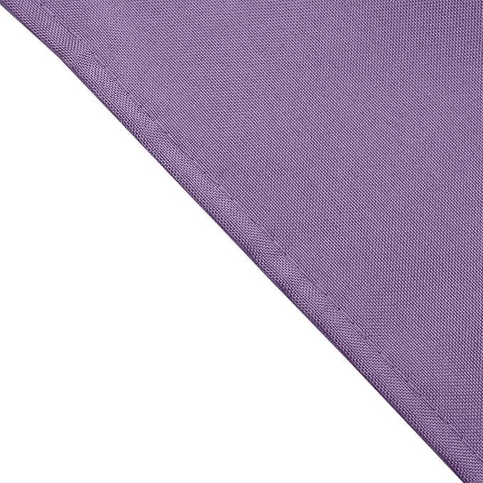 Efavormart Premium Cloth Napkins Set of 25, 17x17 Inch Violet Amethyst Seamless Dinner Napkins, Washable Linen Table Napkin Cloth with Hemmed Edges for Weddings, Party and Banquet - Image 3
