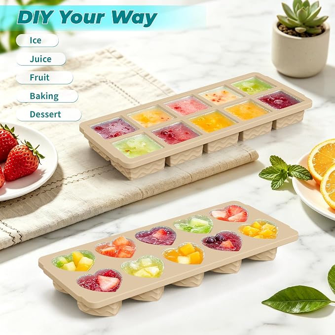 Silicone Freezer Molds for Food, 5-Pack with Steel Rim for Meal Prep | 100% Food-Grade Silicone, BPA-Free, Oven and Dishwasher Safe. Perfect for Freezing Lasagna, Casseroles, Soups & Sauces - Image 6