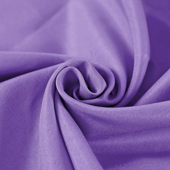 Cloth Napkins 17x17 inch Washable Polyester Dinner Napkins Soft Table Napkins for Wedding Party Dining Banquet(Purple,100PCS) - Image 2
