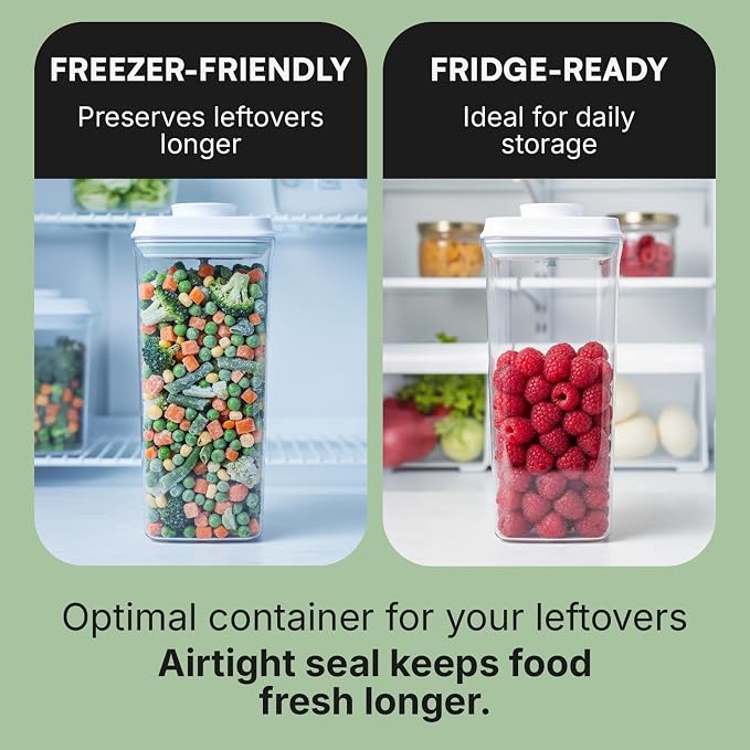 Bop Top Airtight Food Storage Containers | Pop-Top Lid | 10.5 Cups / 84 Oz | kitchen canister set, for flour, sugar, snacks, pasta, baking - Image 3