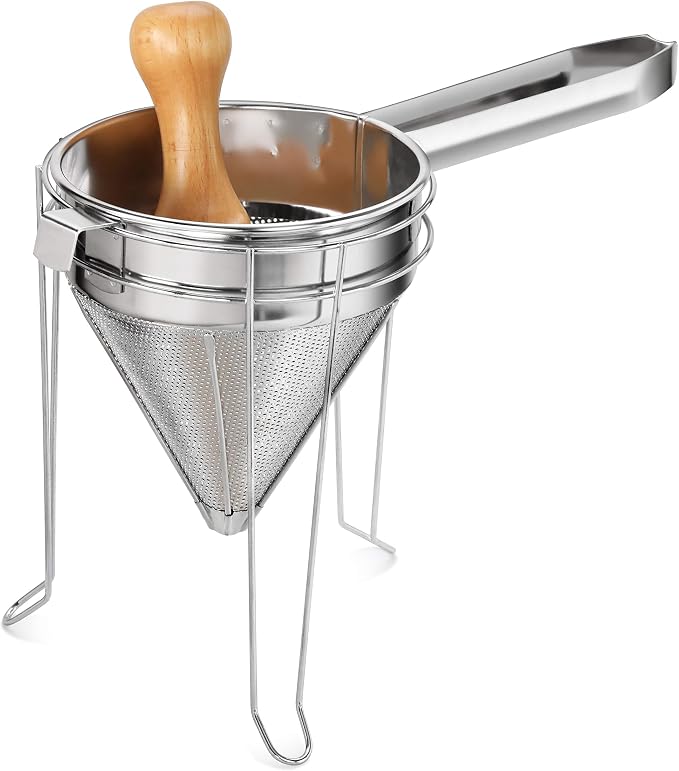New Star Foodservice 42566 3-Piece Stainless Steel China Cap Strainer Set - Image 3