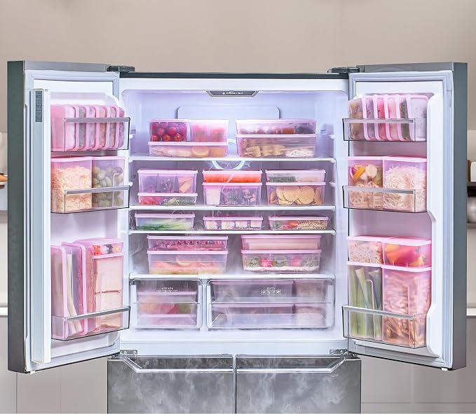 Freezer Containers for Food Storage 26pcs - Soup with Lids Safe - Twist Release - Flexible Frozen Design - BPA Free - Image 2