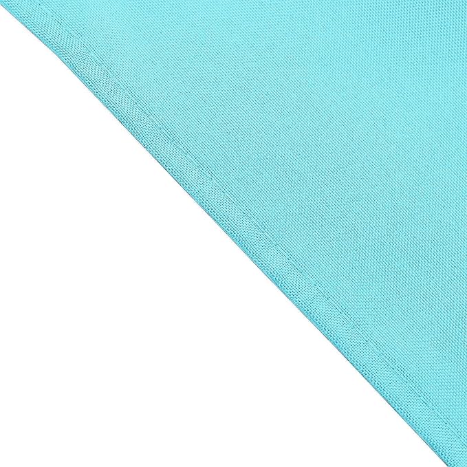 Efavormart Premium Cloth Napkins Set of 5, 17x17 Inch Light Blue Seamless Dinner Napkins, Washable Linen Table Napkin Cloth with Hemmed Edges for Weddings, Party and Banquet - Image 3