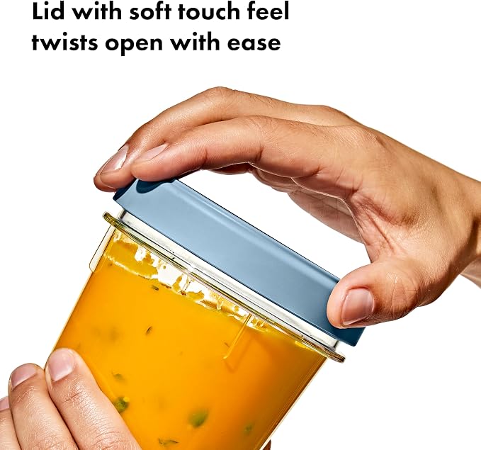 OXO Good Grips Twist & Stack Container – 20 oz – 2 Pack - Image 7