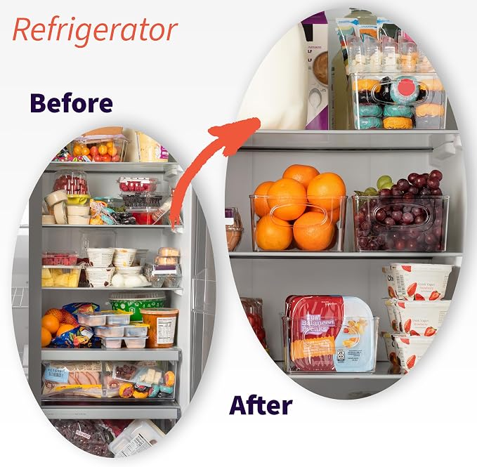 Pantry Organizers and Storage, Cabinet Organizer Kitchen Organizers and Storage - Fridge Organizer, Drawer Organizer & Snack Organizer - Refrigerator Organizers and Storage, Cupboard Shelf Organizer - Image 6