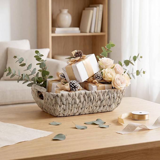 Storageworks Wicker Baskets For Storage, Storage Baskets For Decor - Image 8