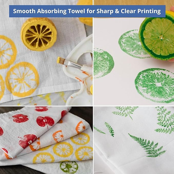 Flour Sack Towels - 100% Cotton Tea Towels for Crafts, Dish Towels for Kitchen, Embroidery, Cleaning, Baking (Pack of 6) - 18"x 28" | Tea Towels for Baking sourdough | Tortilla Towel - Image 2