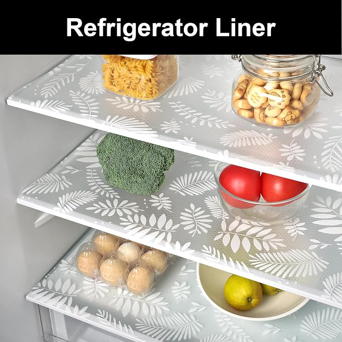 Cooyes Shelf and Drawer Liners for Kitchen Cabinets, Non Adhesive Cabinet Liner, EVA Waterproof Durable Non-Slip Drawer Mats for Shelves, Refrigerator, Storage, Desks（11.8" W x 118" L） - Image 4