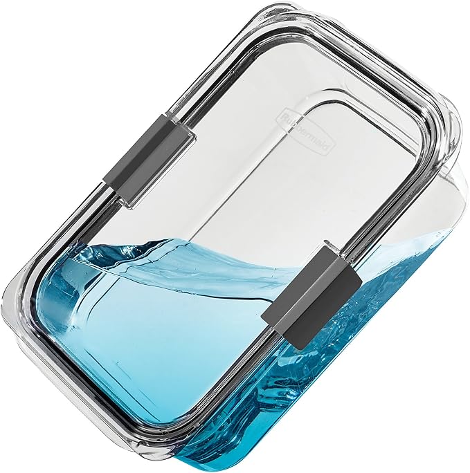 Rubbermaid Brilliance Large Food Storage Container, 9.6 Cup, BPA-Free, Leak-Proof, Clear - Image 6