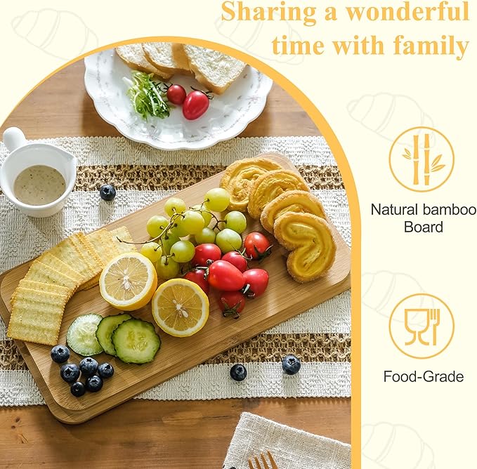 Extra Large Diagonal Stripe Embossed Bread Box with Bamboo Lid | Corner Breadbox for Homemade Bread, White Metal Bread Storage Container Bin for Kitchen Countertop, Fits 2 Loaves of Bread - Image 7