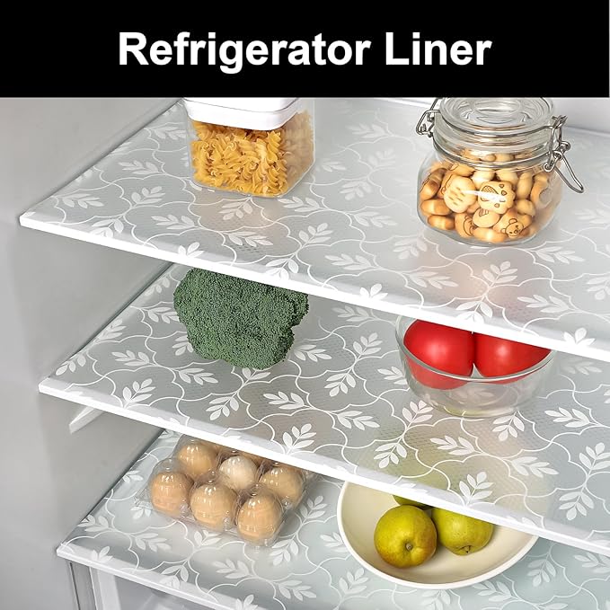 Cooyes Shelf and Drawer Liners for Kitchen Cabinets, Non Adhesive Cabinet Liner, EVA Waterproof Durable Non-Slip Drawer Mats for Shelves, Refrigerator, Storage, Desks（11.8" W x 360" L） - Image 4