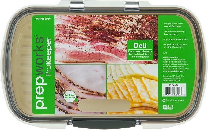ProKeeper Deli Food Storage Container with Air-Tight Seal and Dry Erase Lid | Ideal for Deli Meats, Cheeses, and Bacon, BPA Free and Dishwasher Safe - Image 6