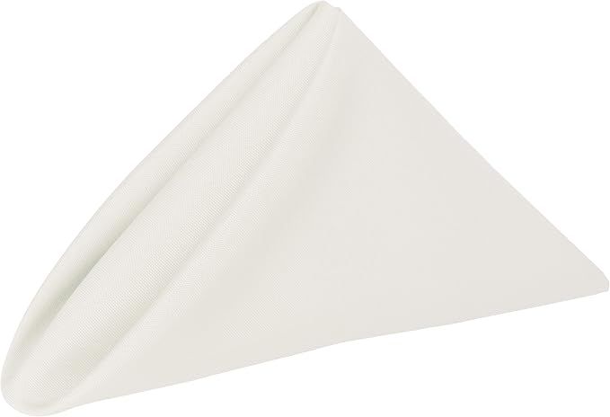 17x17-Inch Polyester Cloth Napkins, Oyster, Set of 36 by UltimateTextile