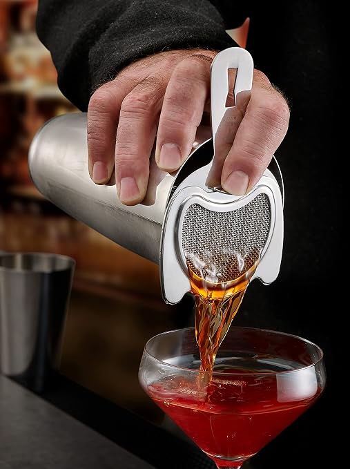 Barfly Fine Mesh Spring Strainer, Stainless Steel - Image 8