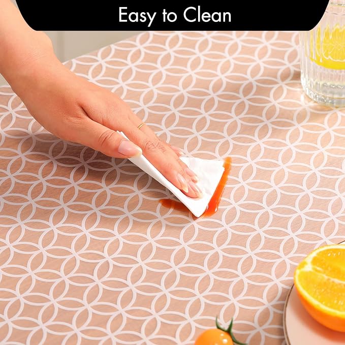 Cooyes Shelf and Drawer Liner for Kitchen Cabinets – Non-Adhesive, Waterproof, Non-Slip Cabinet Liners for Scratch Protection, Desk, Refrigerator, Shelves, Drawers with Modern Pattern - Image 6