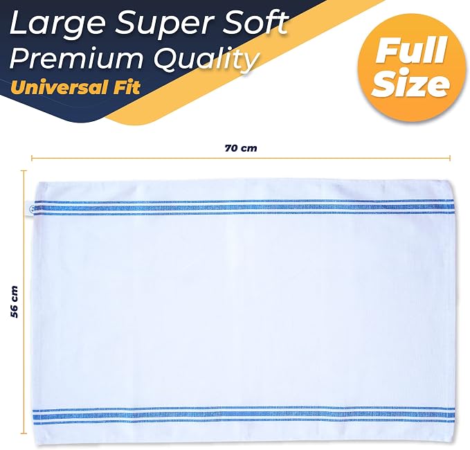Tea Towel for Kitchen 27.6'' x 18.5'' - Pack of 10 - Cotton – Dish Towels for Drying Dishes – Quality Tea Towels for Catering – Glass Cloth for Bar & Restaurant - Image 7