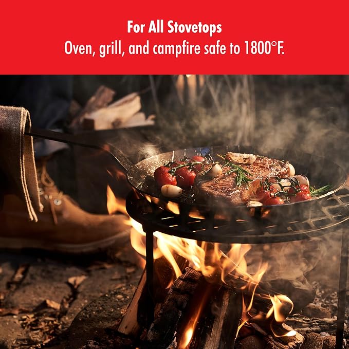 ZWILLING Forged 11-Inch Carbon Steel Frying Pan, PFAS-Free Pre-Seasoned Frying Pan, Induction Compatible Skillet, Oven Safe Carbon Steel Cookware - Image 8