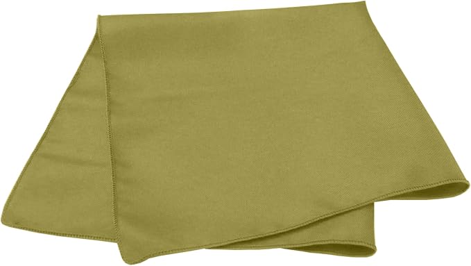 17x17-Inch Polyester Cloth Napkins, Acid Green, Set of 120 | Bulk Case of 10 Dozen, Square, Seamless, Serged Edges, Machine Washable, Wrinkle-Resistant, Flame-Resistant, Stain-Resistant - Image 2