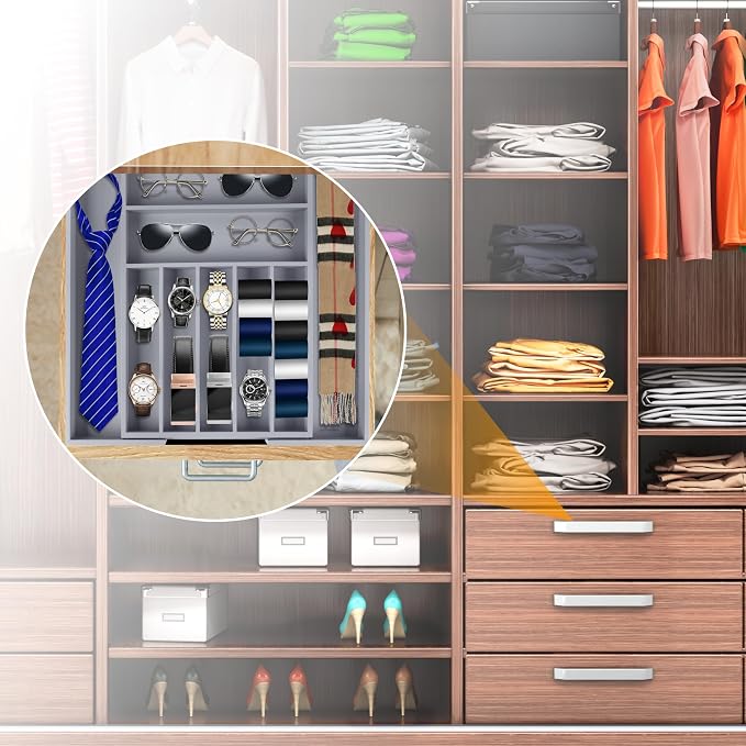Kitchen Silverware Drawer Organizer and Storage Cabinet Utensil Rack Bathroom Counter Vanity Extra Large Big Cooking Drawer Organizers Countertop Pantry Storage Cabinet Best Kitchen Must Haves 2025 - Image 7