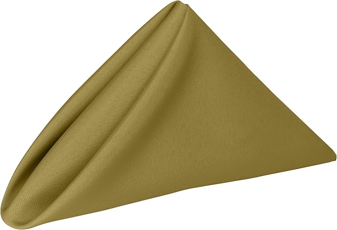 17x17-Inch Polyester Cloth Napkins, Acid Green, Set of 36 by UltimateTextile
