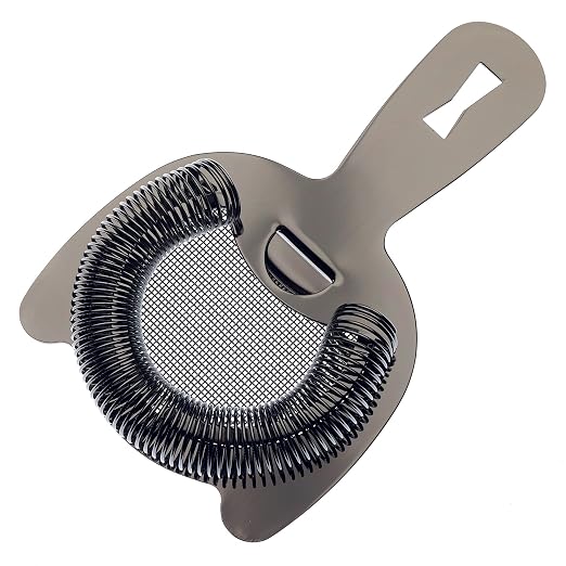 Barfly Fine Mesh Spring Strainer, Black - Image 4