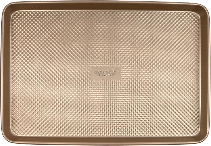 David Burke 15x10 Cookie Sheet – Carbon Steel, PFTE & PFOA Free, Oven Safe, Non-Toxic, Perfect for Baking and Roasting – Bronze - Image 5