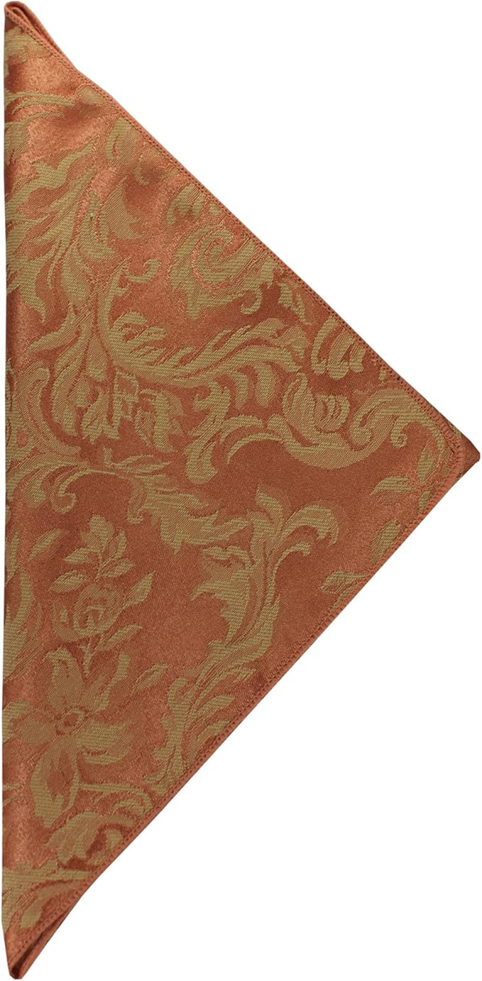 20x20-Inch Square Damask Cloth Napkins, Sienna, Set of 120 by UltimateTextile