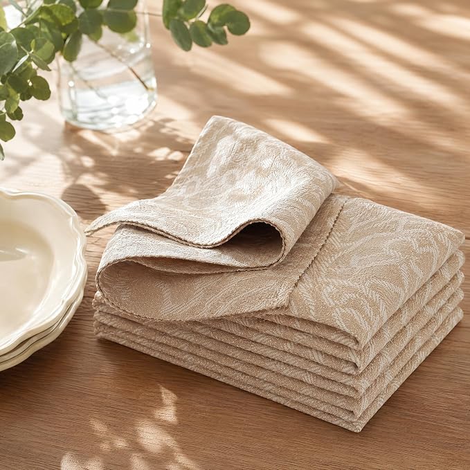 17x17 Beige Elephant Napkins Set of 24 Bulk Washable Restaurant | Upgrading restaurant decor? This bulk 24-pack of beige elephant linen napkins provides a highly unique dining experience. by UWWGKK