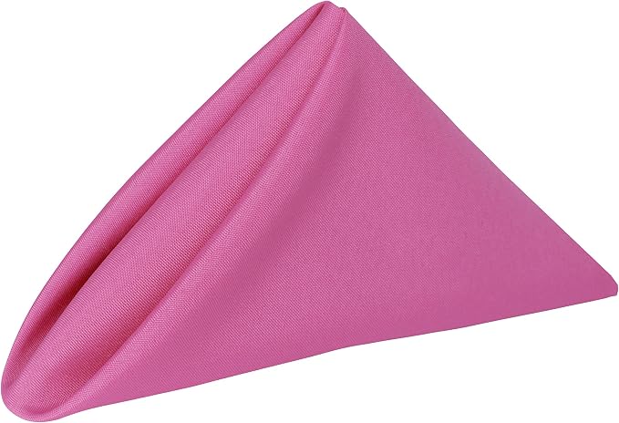 17x17-Inch Polyester Cloth Napkins, Watermelon, Set of 120 | Bulk Case of 10 Dozen, Square, Seamless, Serged Edges, Machine Washable, Wrinkle-Resistant, Flame-Resistant, Stain-Resistant by UltimateTextile