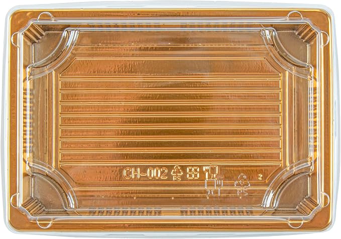 Restaurantware Plastic Sushi Trays 100 Pack of 7 x 4.9 x 1.57 Inch With Clear Lids Leak-Resistant Sushi Take Out Boxes Stackable Containers For Grab-And-Go - Image 13