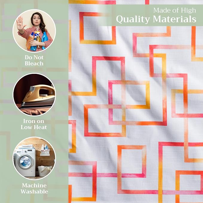 Maison d' Hermine Cloth Napkins Set of 4 Reusable 100% Cotton (20" x 20") | Everyday Square Napkins Cloth Washable Dinner Party Wedding Restaurant Hotel Kitchen Spring Summer - Summer Maze - Image 3