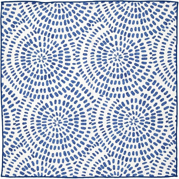 Cloth Napkins, Blue and White Fabric, 100% Cotton, Linen Napkin for Table Setting, Tablescapes, Use with Tablecloth or Placemats, 18" Dinner, Set of 4 - Image 8