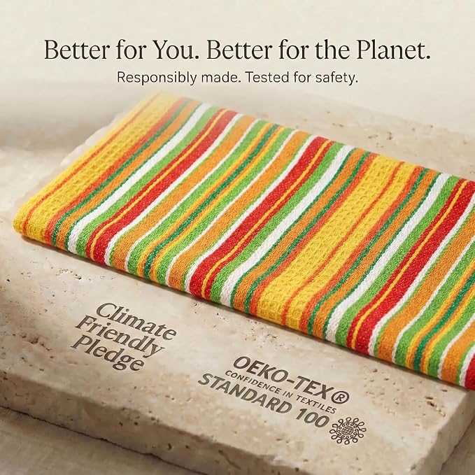 Urban Villa Kitchen Towels Cotton Dish Towels 20”x30” (Set of 6) Mustad - Image 9
