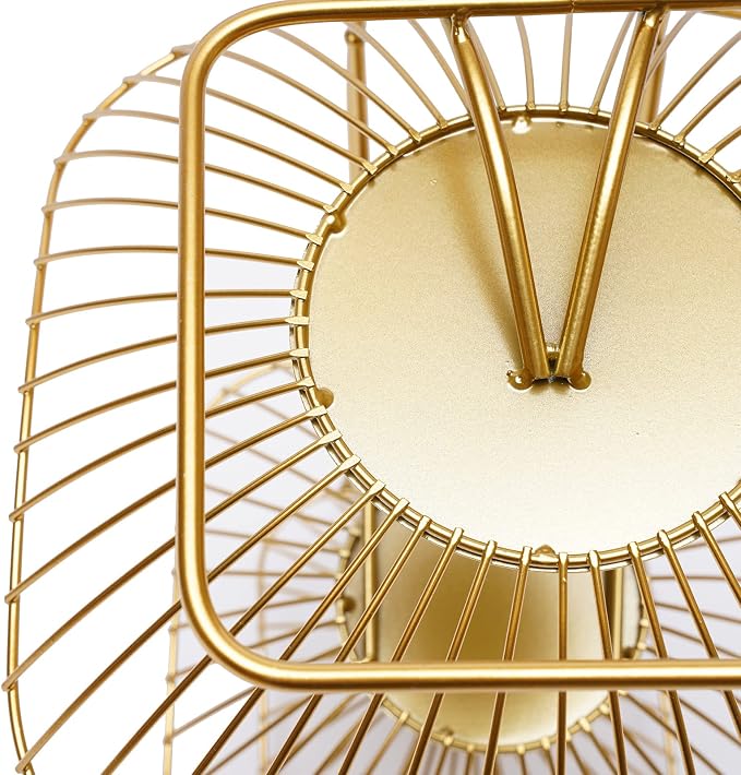 3-Tier Fruit Basket for Kitchen Counter, Gold Metal Countertop Fruit Vegetables Basket Bowl Storage,Fruits Holder Stand for Bread Snack Veggies Produce Storage - Image 6