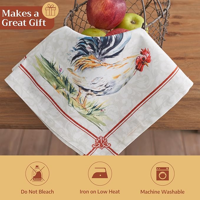 Maison d' Hermine Cloth Napkins Set of 4 100% Cotton Everyday Reusable Square Napkins Cloth Washable, Dinner, Party, Wedding, Restaurant, Spring/Summer (Campagne, 20" x 20") | Everyday Square Napkins Cloth Washable Dinner Party Wedding Restaurant Hotel... - Image 5