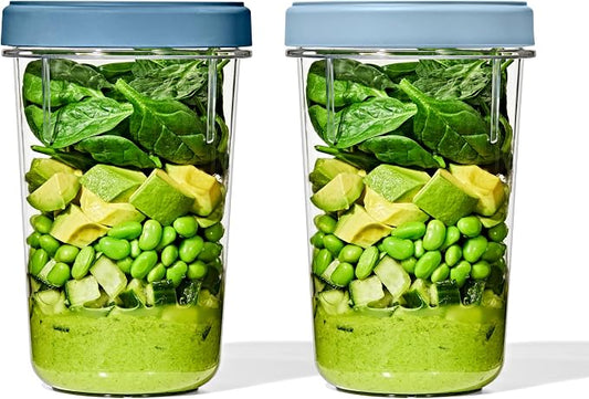 OXO Good Grips Twist & Stack Container – 40 oz – 2 Pack by Unknown