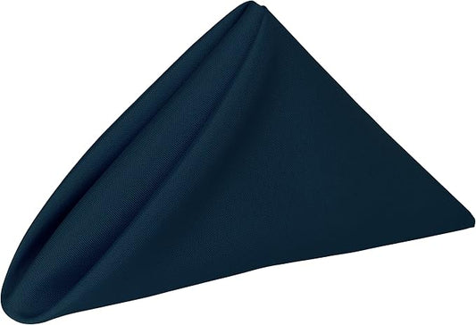 17x17-Inch Polyester Cloth Napkins, Lagoon, Set of 36 | Bulk Case of 3 Dozen, Dinner Napkins, Square, Serged Edges, Machine Washable, Wrinkle-Resistant, Flame-Resistant, Blue by UltimateTextile