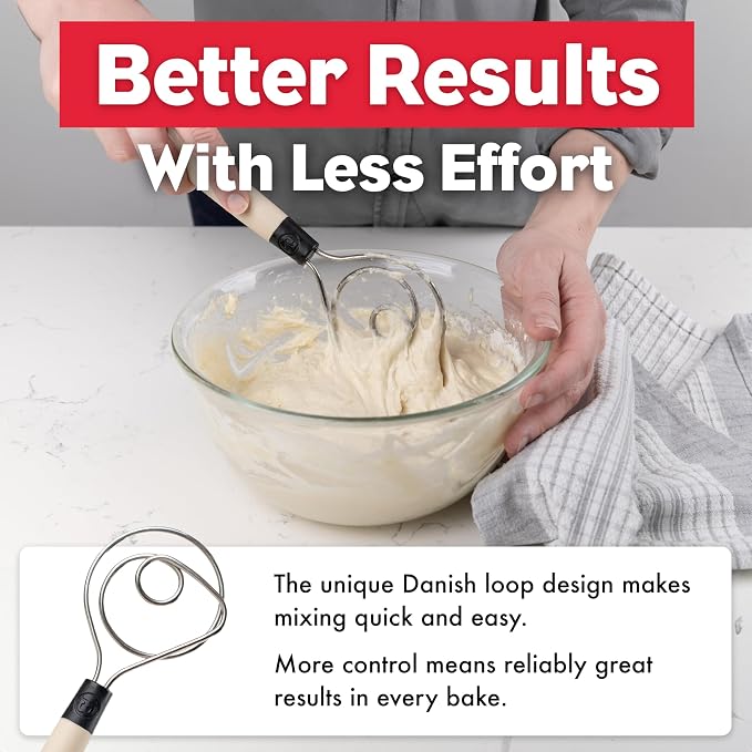 Brod & Taylor Dough Whisk + Bench Knife (Bundle) - Image 5