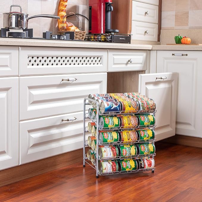 Can Organizer for Pantry, Can Rack Can Storage Dispenser for Canned Food (5 tiers) - Image 3