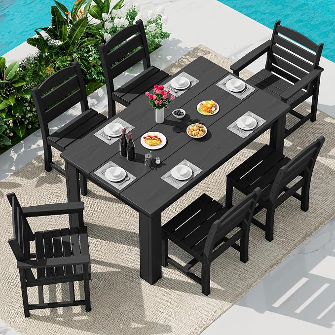 SERWALL 6-Pack Heat Resistant Placemats, Non-Slip Woven Vinyl Table Mats, Washable & Durable for Daily Meals, Indoor & Outdoor Use, Light Gray - Image 6