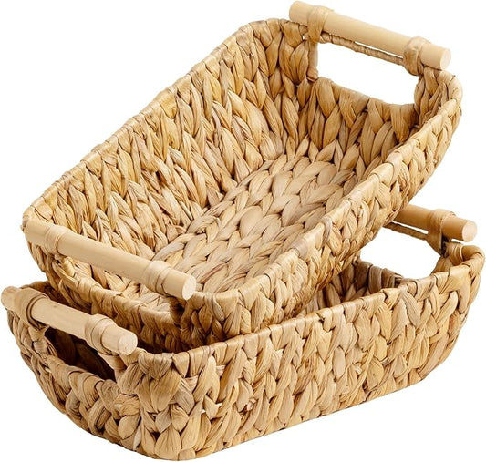 Storageworks Small Storage Basket, Seagrass Woven Basket For Gifts by StorageWorks